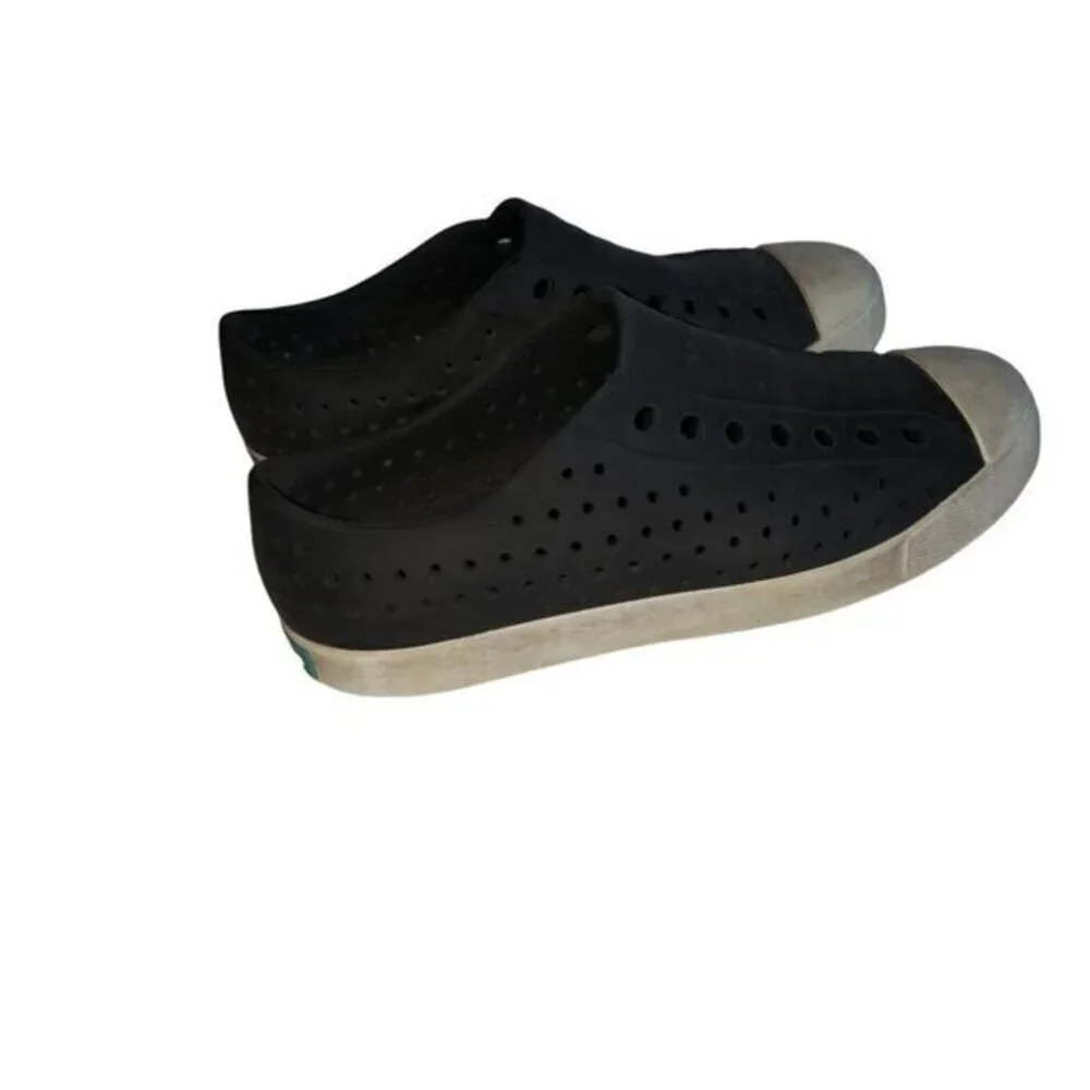 Native Jefferson Black White‎ Shoes Big Kid Size 5.5 /Womens Size 7 /Mens Size 5
